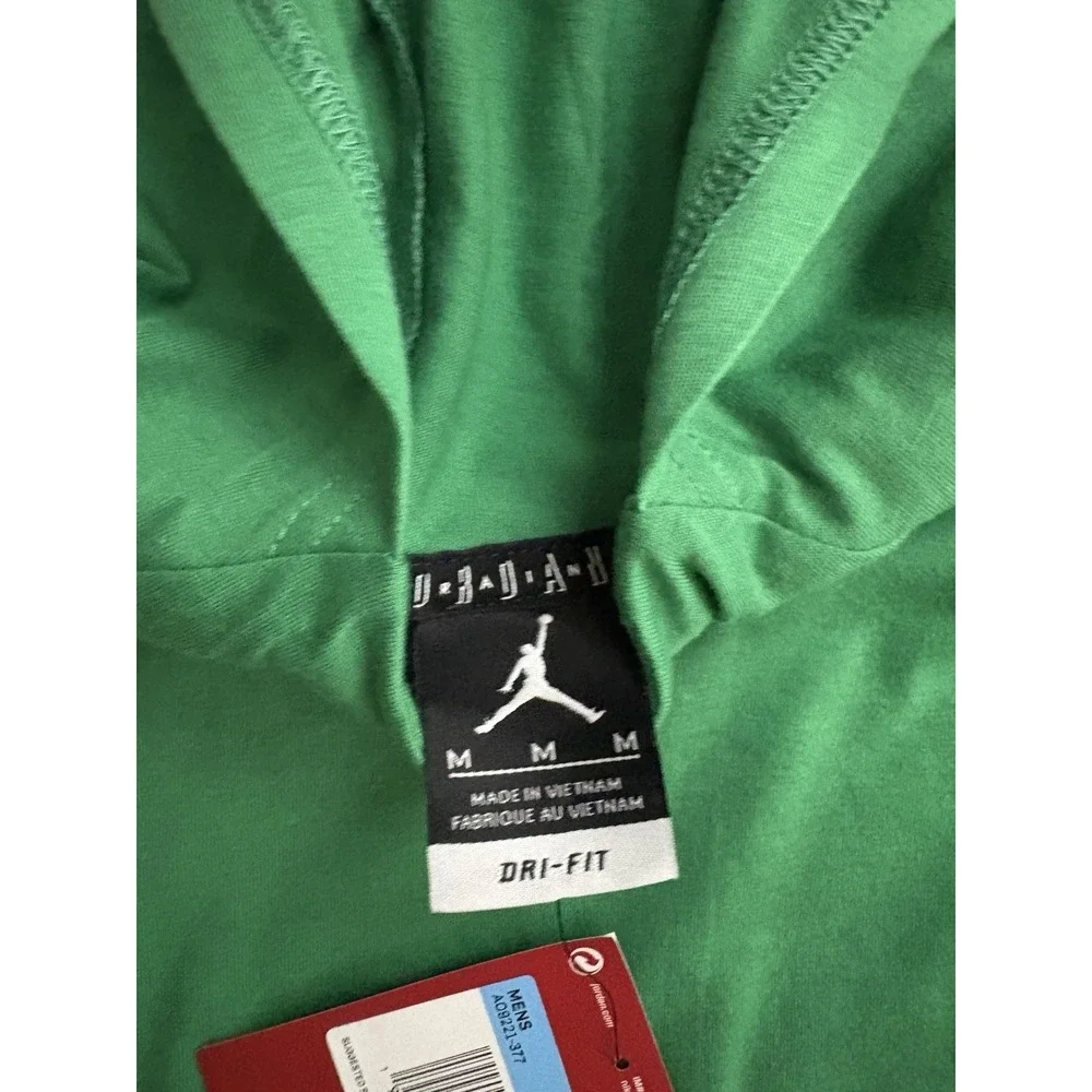 NEW Jordan 23 Alpha Dry Long Sleeve Hooded Top Green AO9221-377 Men's Medium